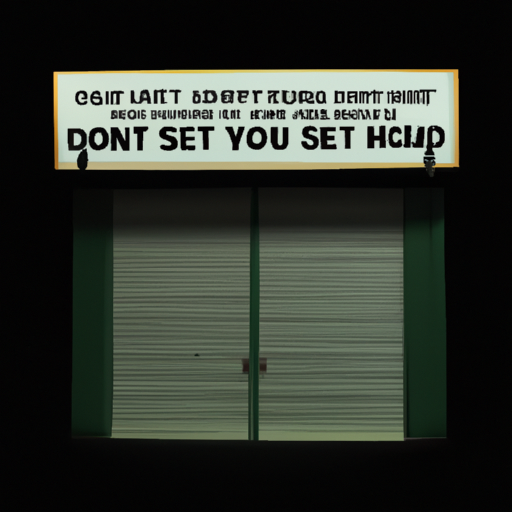 3. תמונה של שלט עסק סגור עם שכבת ציטוט: 'אל תתנו למזיקים להשבית אתכם'